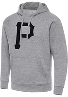 Antigua Pittsburgh Pirates Mens Victory Logo Long Sleeve Hoodie