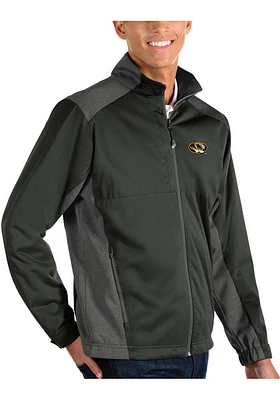 Antigua Missouri Tigers Mens Charcoal Revolve Light Weight Jacket
