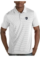 Antigua Sporting Kansas City Mens White Quest Short Sleeve Polo