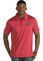 Antigua Chicago Fire Mens Red Quest Short Sleeve Polo