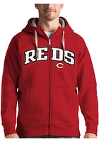 Antigua Cincinnati Reds Mens Victory Long Sleeve Full Zip Jacket