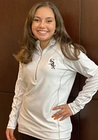 Antigua Chicago White Sox Womens Tempo Qtr Zip Pullover