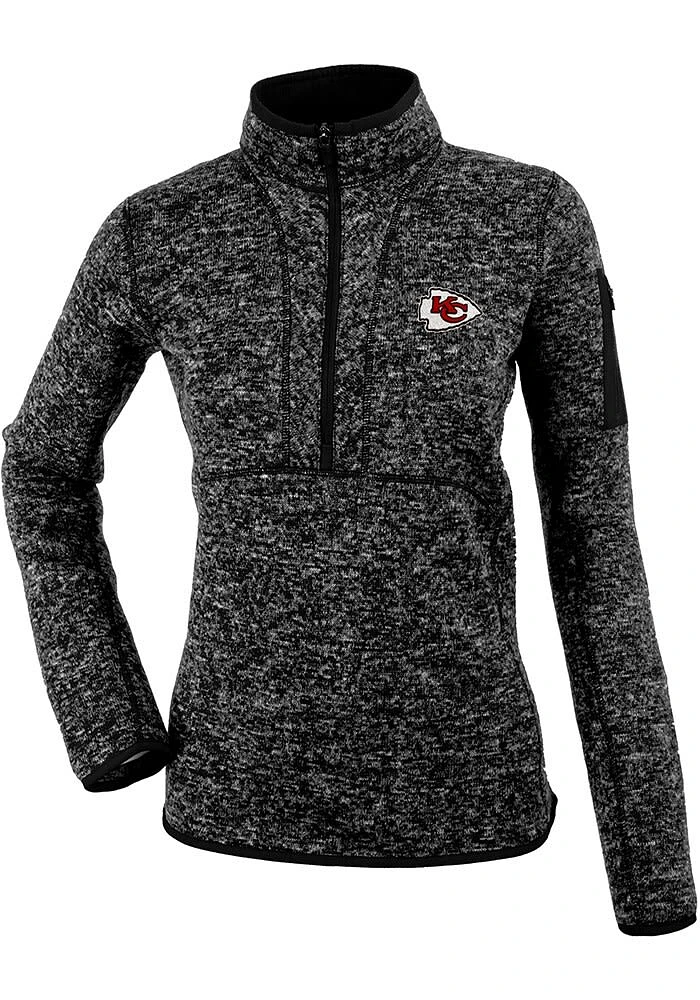 Antigua Kansas City Chiefs Womens Fortune Qtr Zip