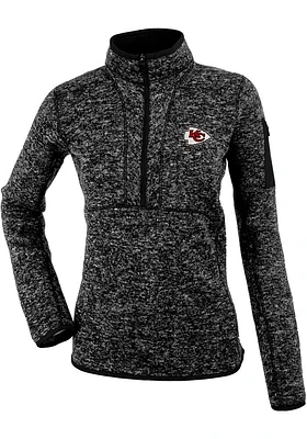 Antigua Kansas City Chiefs Womens Fortune Qtr Zip