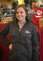Antigua Kansas City Chiefs Womens Fortune Qtr Zip