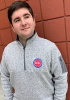 Antigua Detroit Pistons Mens Grey Fortune Long Sleeve Qtr Zip Pullover