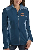 Antigua Chicago Bears Womens Navy Blue Revolve Medium Weight Jacket