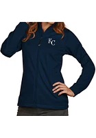 Antigua Kansas City Royals Womens Blue Golf Jacket Medium Weight