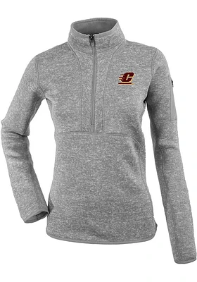 Antigua Central Michigan Chippewas Womens Fortune Qtr Zip