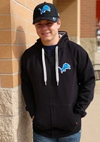 Antigua Detroit Lions Mens Black Victory Logo Long Sleeve Full Zip Jacket
