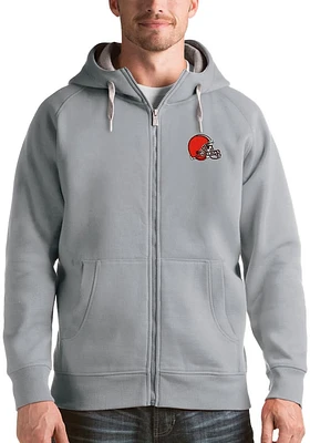 Antigua Cleveland Browns Mens Victory Long Sleeve Full Zip Jacket