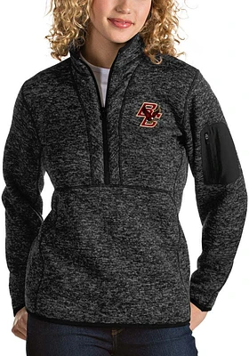 Antigua Boston College Eagles Womens Fortune Qtr Zip