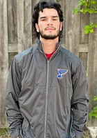 Antigua St Louis Blues Mens Charcoal Revolve Medium Weight Jacket