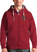 Antigua Arizona Diamondbacks Mens Red Victory Long Sleeve Full Zip Jacket
