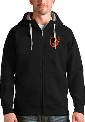 Antigua Baltimore Orioles Mens Victory Long Sleeve Full Zip Jacket