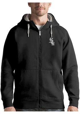 Antigua Chicago White Sox Mens Victory Long Sleeve Full Zip Jacket