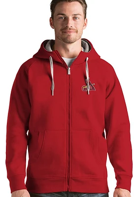 Antigua St Louis Cardinals Mens Red Victory Long Sleeve Full Zip Jacket