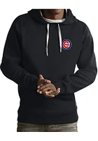 Antigua Chicago Cubs Mens Charcoal Victory Long Sleeve Hoodie