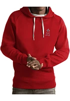 Antigua Los Angeles Angels Mens Red Victory Long Sleeve Hoodie