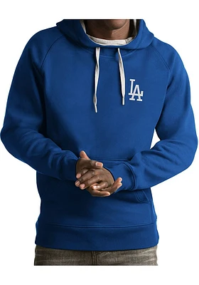 Antigua Los Angeles Dodgers Mens Blue Victory Long Sleeve Hoodie