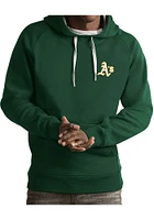 Antigua Oakland Athletics Mens Green Victory Long Sleeve Hoodie