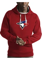 Antigua Toronto Blue Jays Mens Full Front Victory Long Sleeve Hoodie