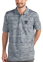 Antigua Sporting Kansas City Mens Navy Blue Possession Short Sleeve Polo