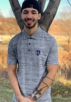 Antigua Sporting Kansas City Mens Navy Blue Possession Short Sleeve Polo