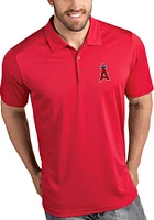 Antigua Los Angeles Angels Mens Tribute Short Sleeve Polo