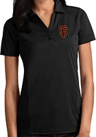 Antigua San Francisco Giants Womens Tribute Short Sleeve Polo Shirt