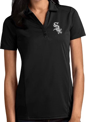 Antigua Chicago White Sox Womens Tribute Short Sleeve Polo Shirt