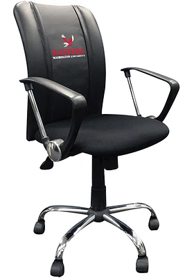 Eastern Washington Eagles Curve Desk Chair - Black