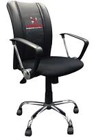 Eastern Washington Eagles Curve Desk Chair - Black