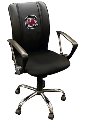 South Carolina Gamecocks Curve Desk Chair - Black