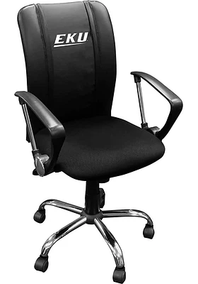 Eastern Kentucky Colonels Curve Desk Chair - Black
