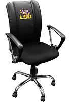 LSU Tigers Curve Desk Chair - Black