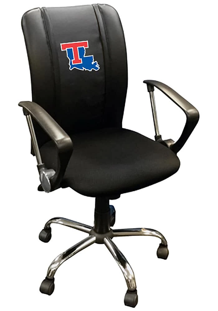 Louisiana Tech Bulldogs Curve Desk Chair - Black