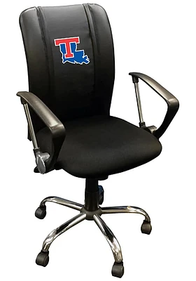 Louisiana Tech Bulldogs Curve Desk Chair - Black