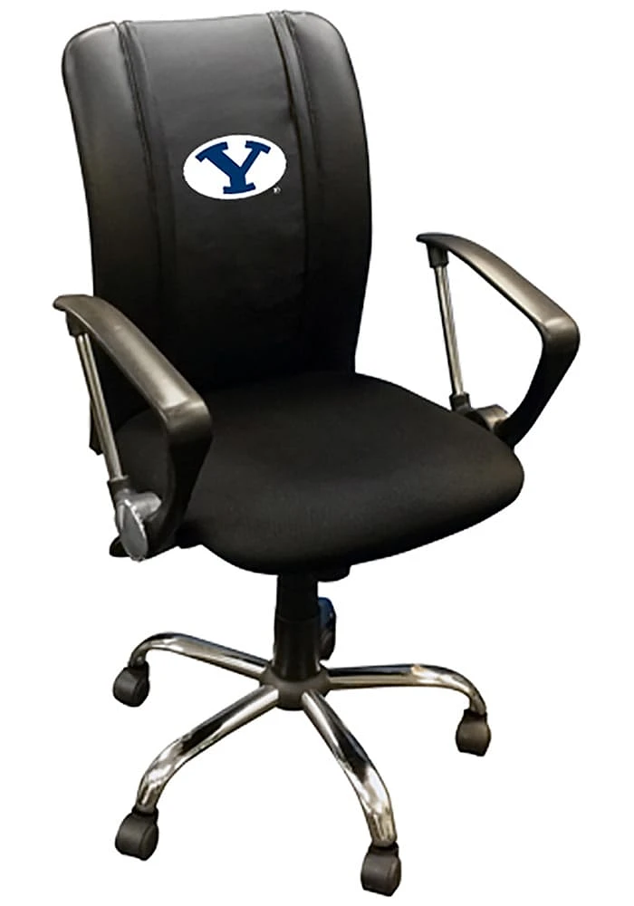BYU Cougars Curve Desk Chair - Black