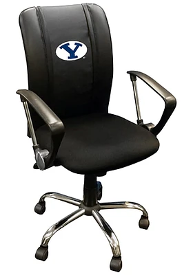 BYU Cougars Curve Desk Chair - Black