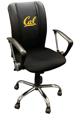 Cal Golden Bears Curve Desk Chair - Black