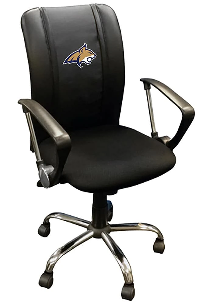 Montana State Bobcats Curve Desk Chair - Black