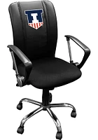 Illinois Fighting Illini Curve Desk Chair - Black