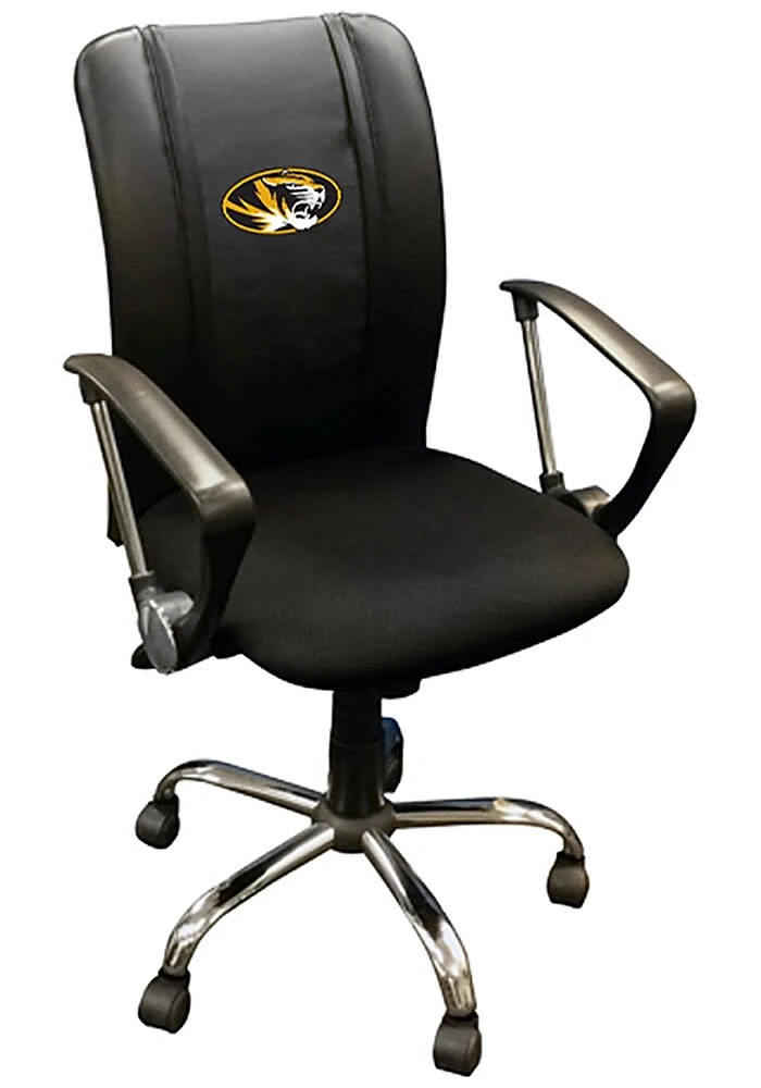 Missouri Tigers Curve Desk Chair - Black