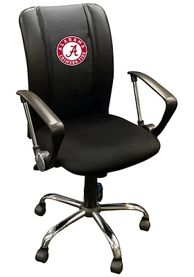 Alabama Crimson Tide Curve Desk Chair - Black