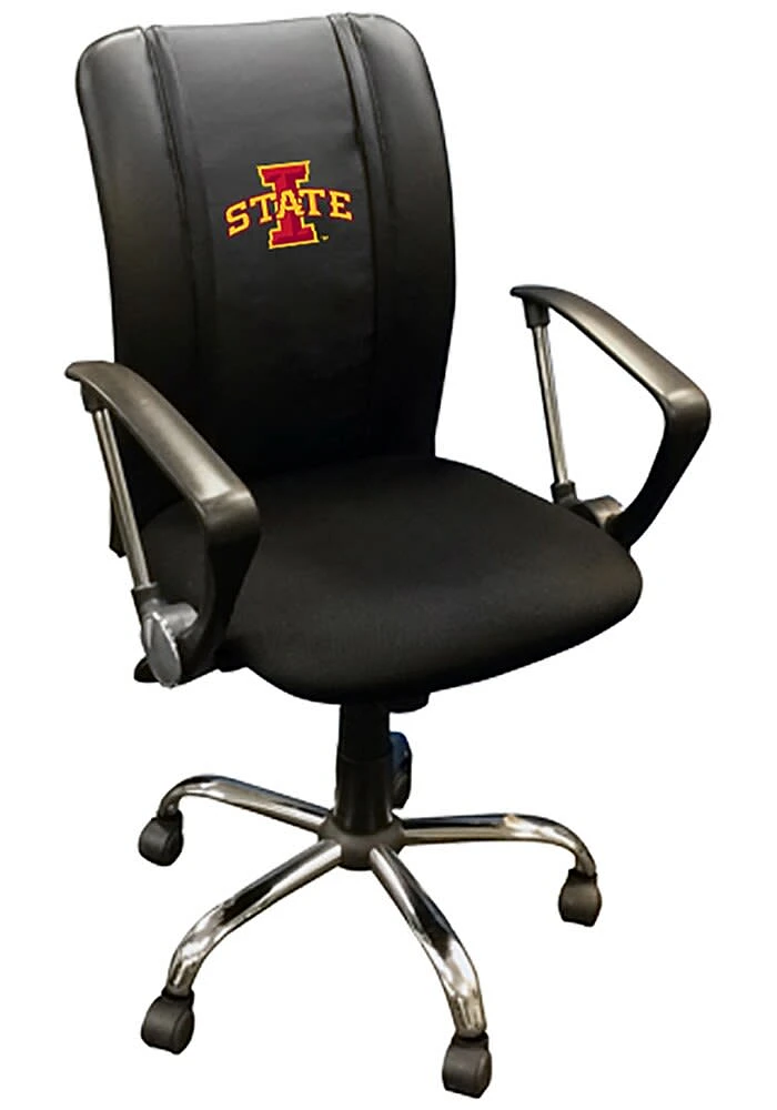 Iowa State Cyclones Curve Desk Chair - Black