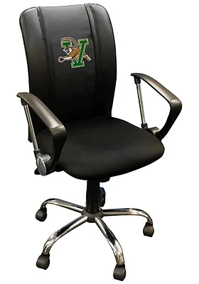 Vermont Catamounts Curve Desk Chair - Black