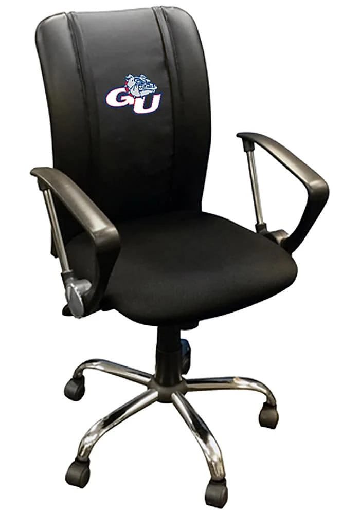 Gonzaga Bulldogs Curve Desk Chair - Black