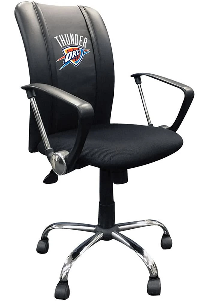 Oklahoma City Thunder Curve Desk Chair - Black