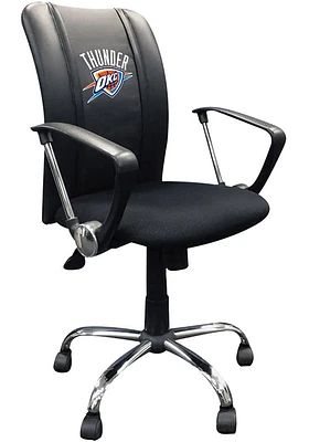 Oklahoma City Thunder Curve Desk Chair - Black